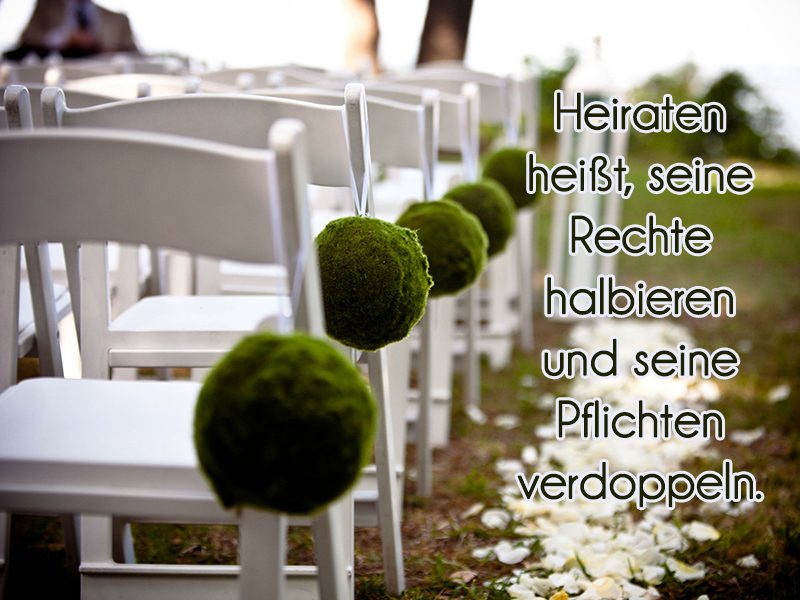  Sprüche zur Hochzeit